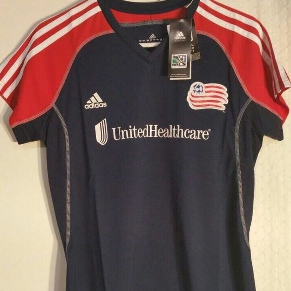 Adidas MLS NEW ENGLAND REVOLUTION Women's JERSEY Sz S,M,L,XL New with tags - Picture 1 of 5